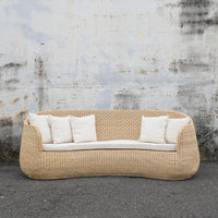 Three Seater Rattan Sofa