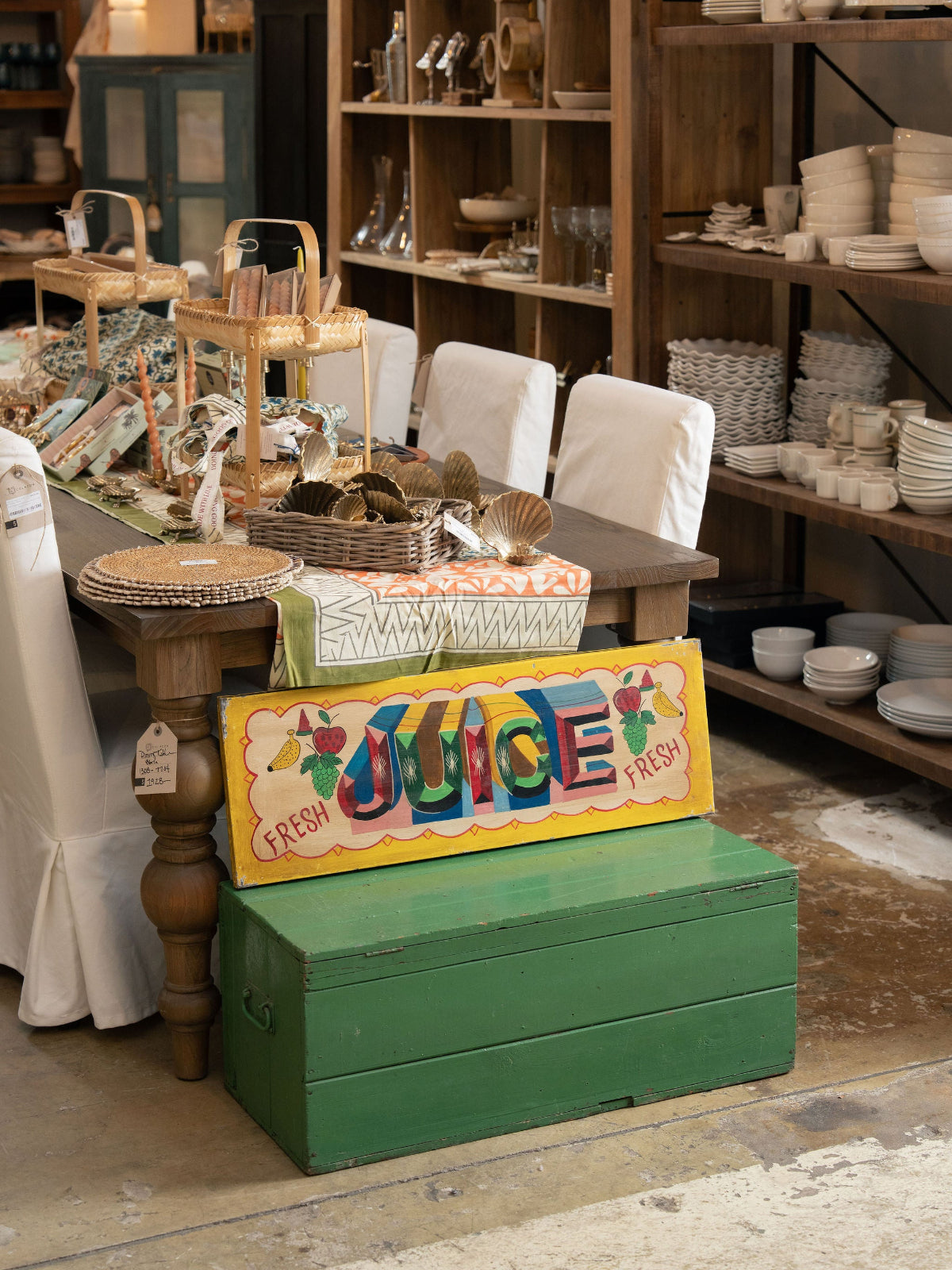 Antique Hungarian Painted Trunk