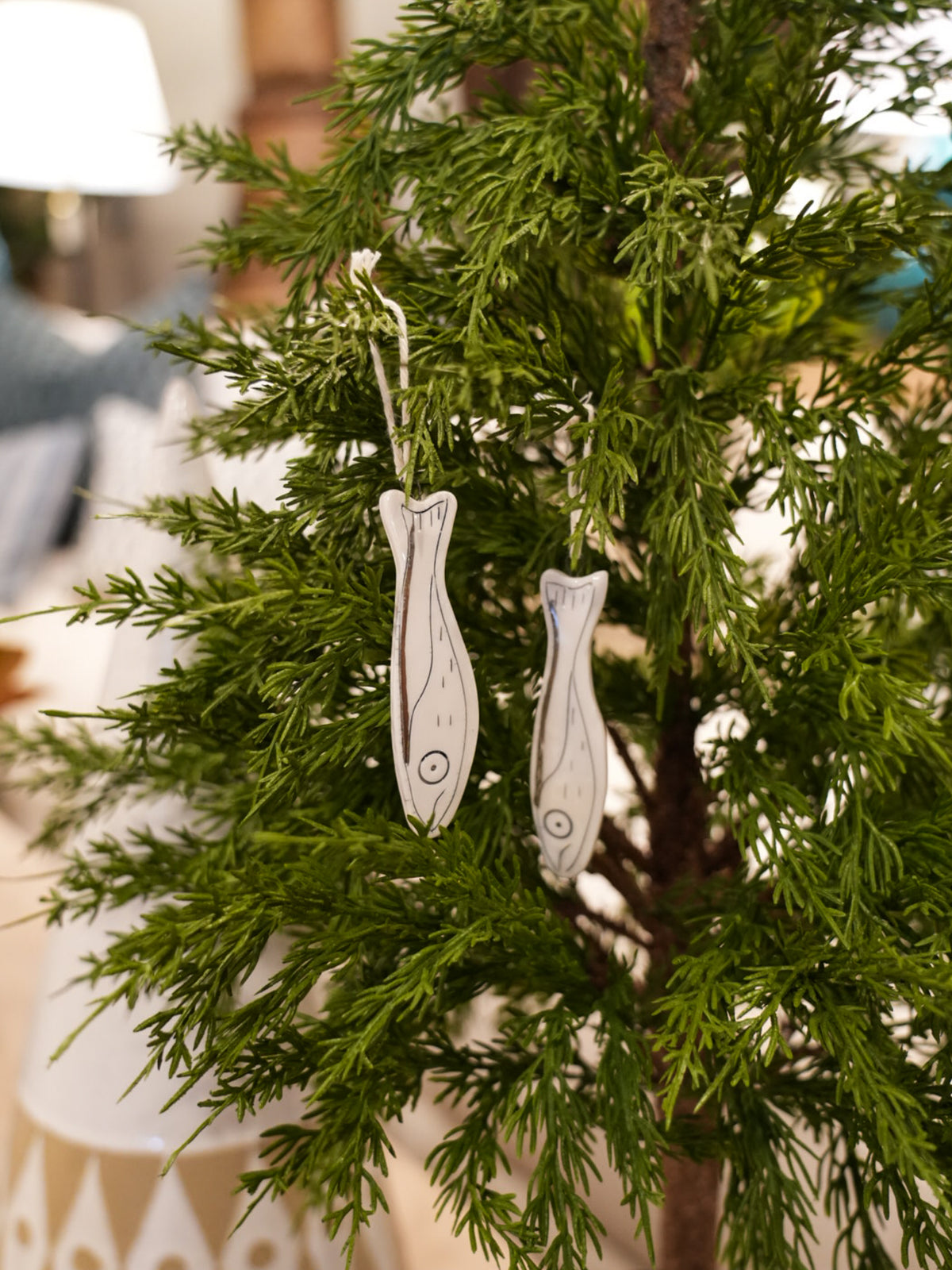 Celadon x Petrichor + Gold Fish Ornament