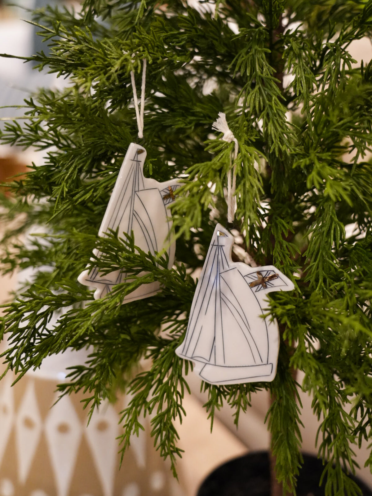 Celadon x Petrichor + Gold Ship Ornament