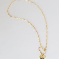 Gold Heart Necklace by Hey Blue Jaye
