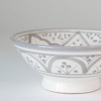 Light Grey Moroccan Bowl, Set of 4