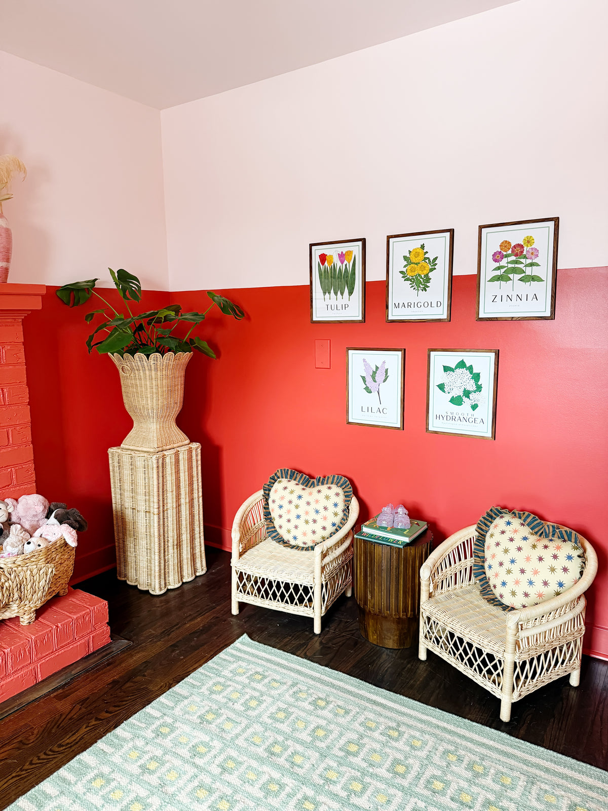 Noa Star Heart Pillow