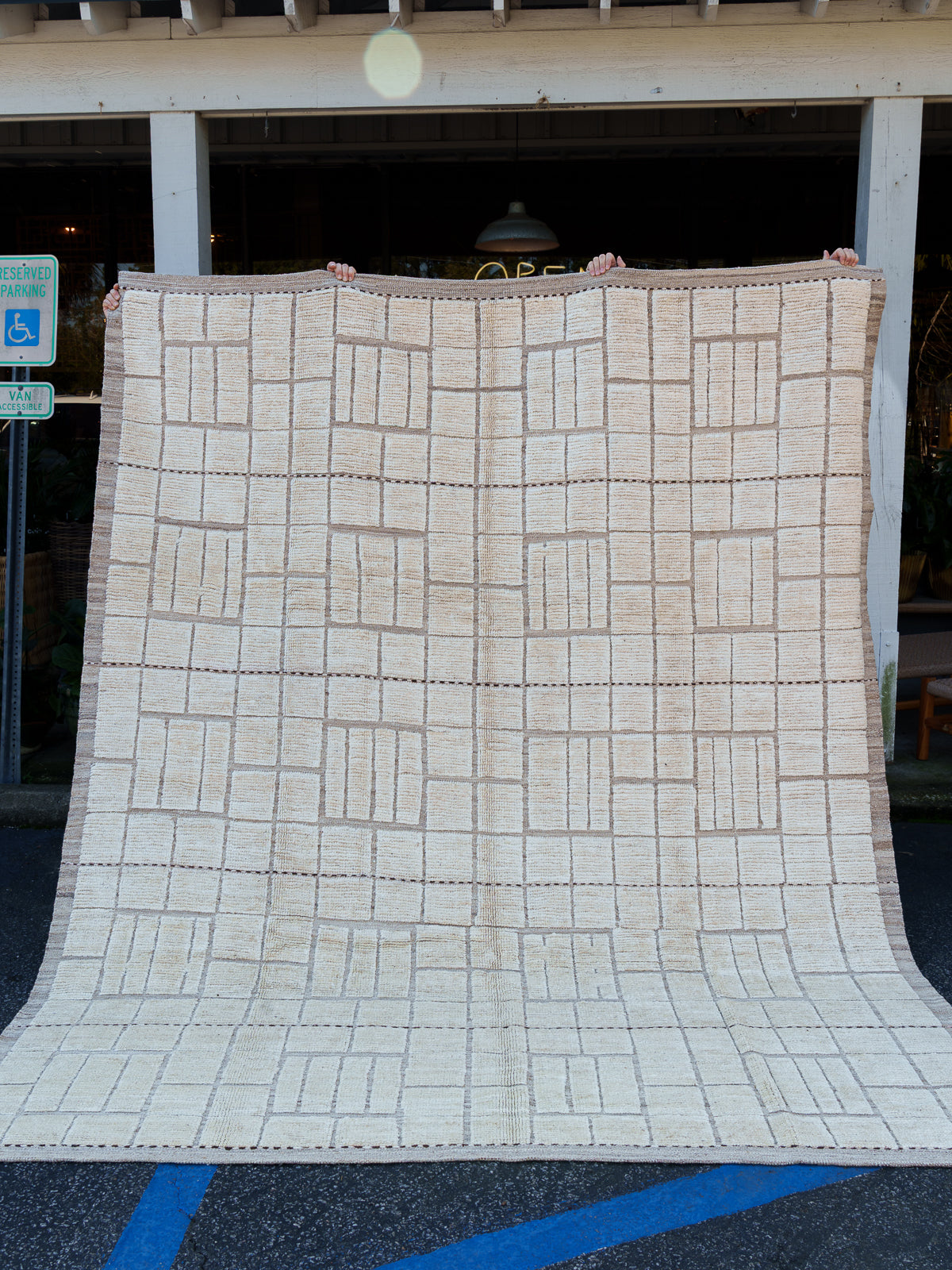 Modern Shaggy Rug, 8'2"x10'