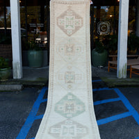 Modern Oushak Runner, 2'10" x 11'5"