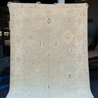Modern Oushak Rug, 6'2" x 8'10"