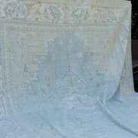 Modern Oushak Rug, 11'9" x 14'6"
