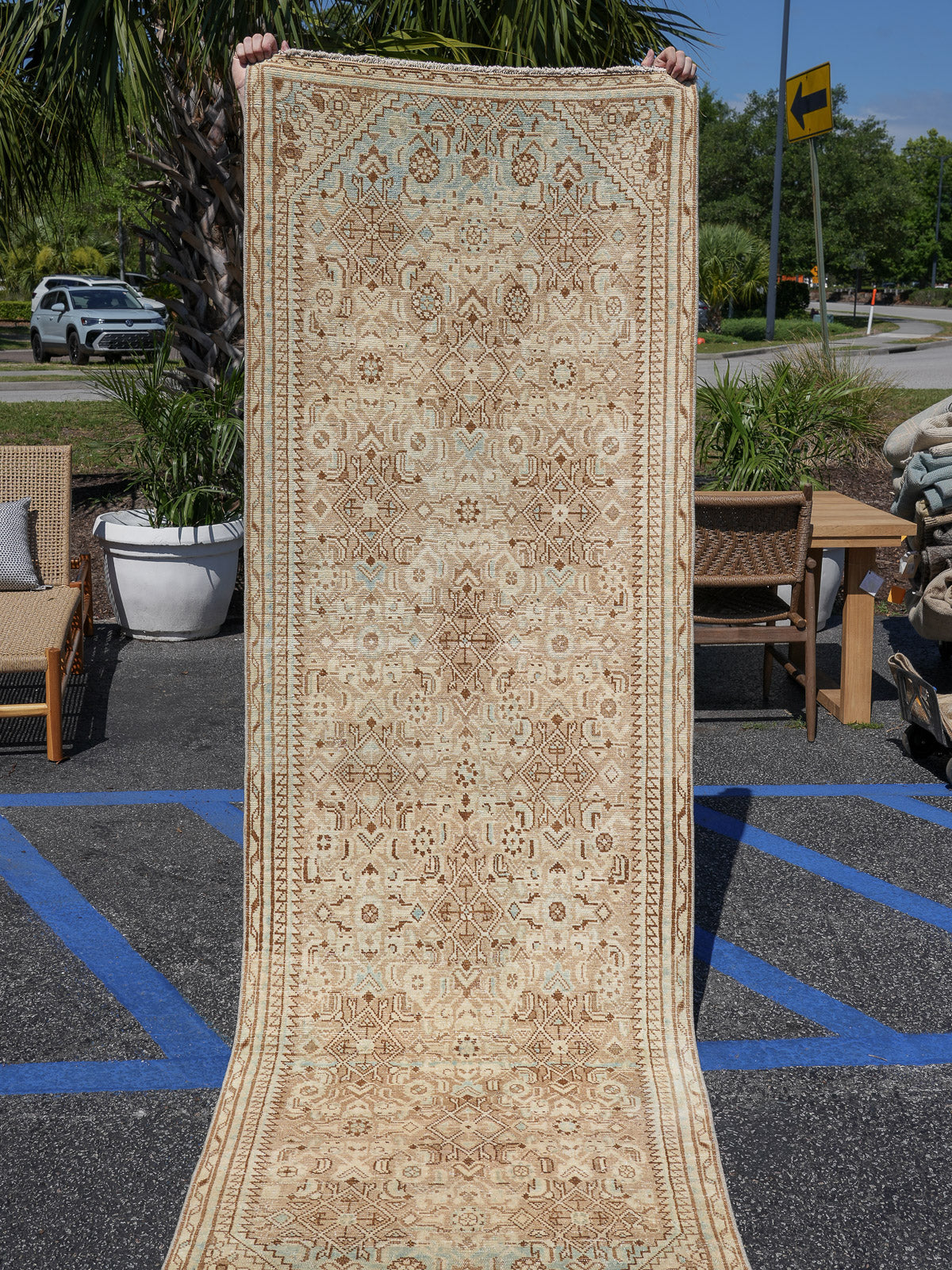 Vintage Persian Malayer Runner
