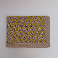 Sonya Plum Block-Printed Table Cloth