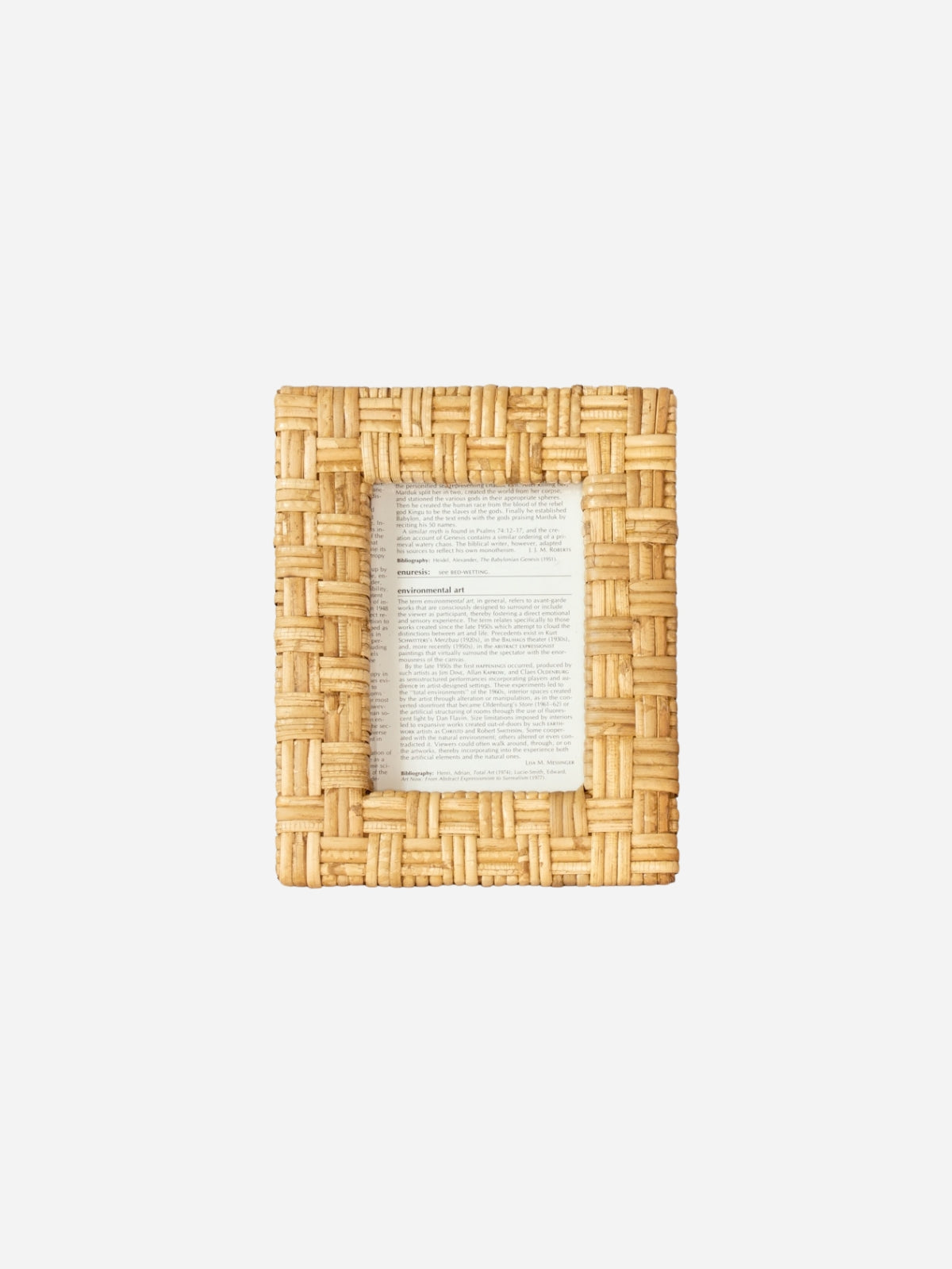 Small Rattan Woven Frame