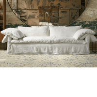 Donato Slipcovered Bench Sofa
