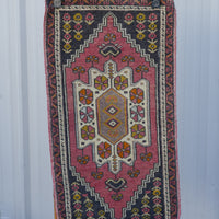 Vintage Turkish Yastik, One Of A Kind