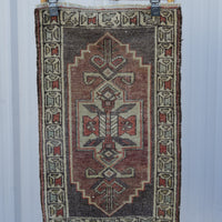 Vintage Turkish Yastik, One Of A Kind