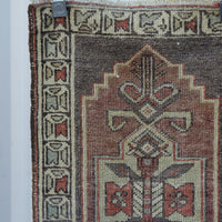 Vintage Turkish Yastik, One Of A Kind