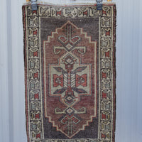 Vintage Turkish Yastik, One Of A Kind