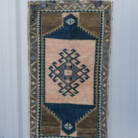 Vintage Turkish Yastik, One Of A Kind