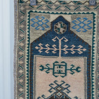 Vintage Turkish Yastik, One Of A Kind