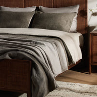 Sydney Bed, Brown Wash