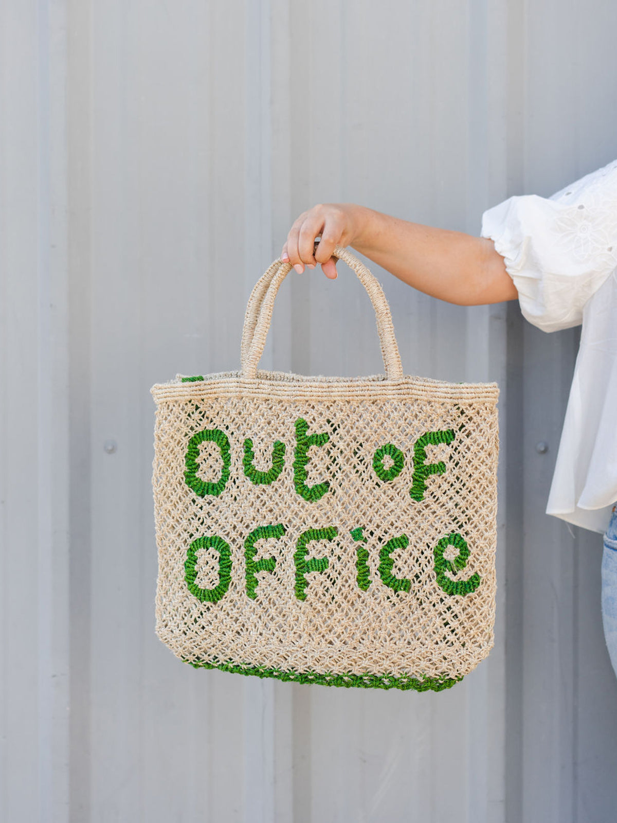 Out Of Office Small Jute Bag – Celadon at Home