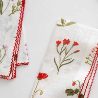 Botanical Garden Linen Napkin, Set of 2