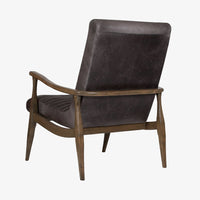 Erik Leather Chair and Ottoman