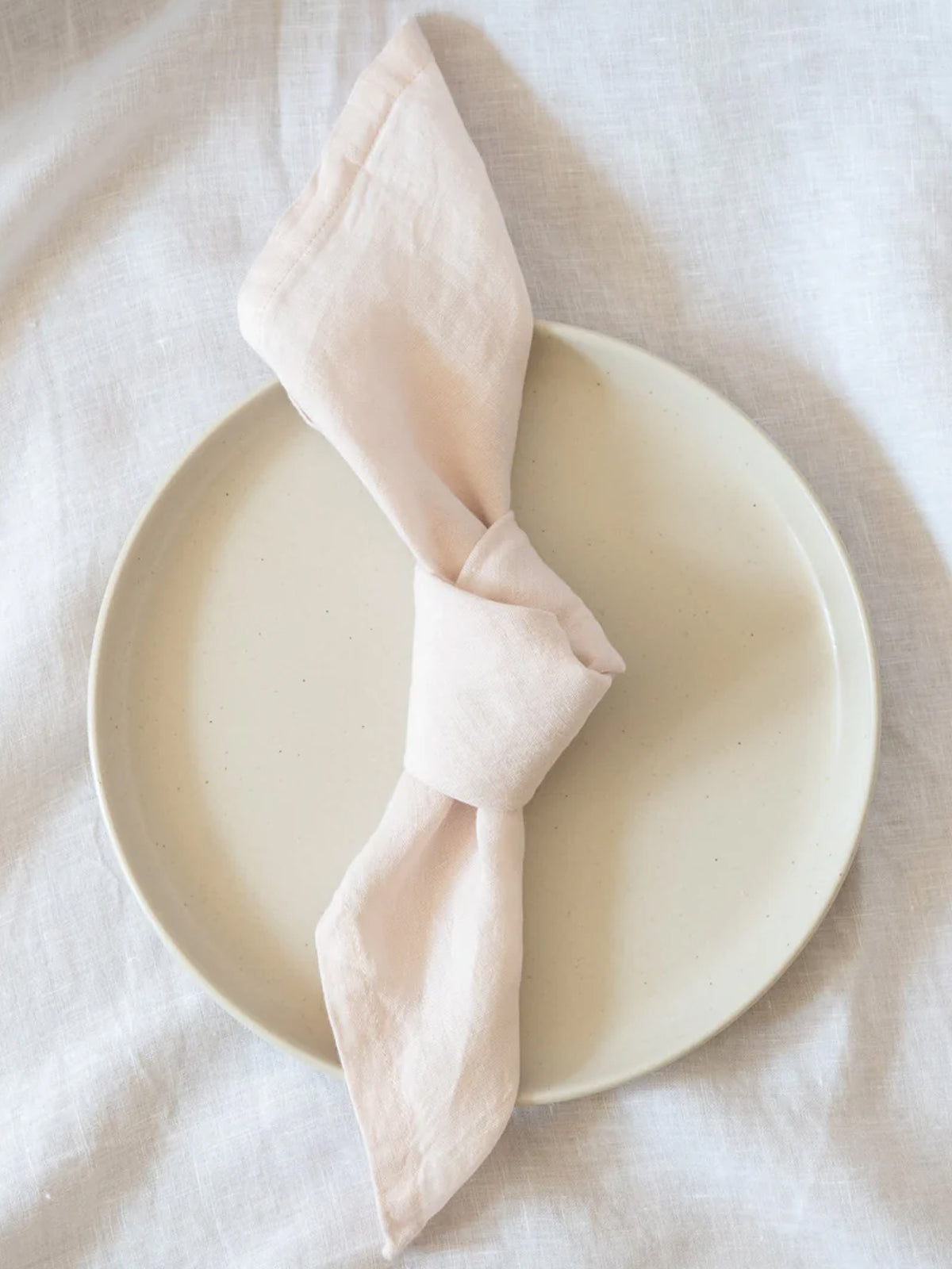 Blush Stonewashed Linen Napkin, Set of 4