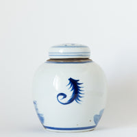 Friendship Blue and White Ginger Jar