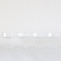 Bandol Fluted Martini Glass, Set of 4