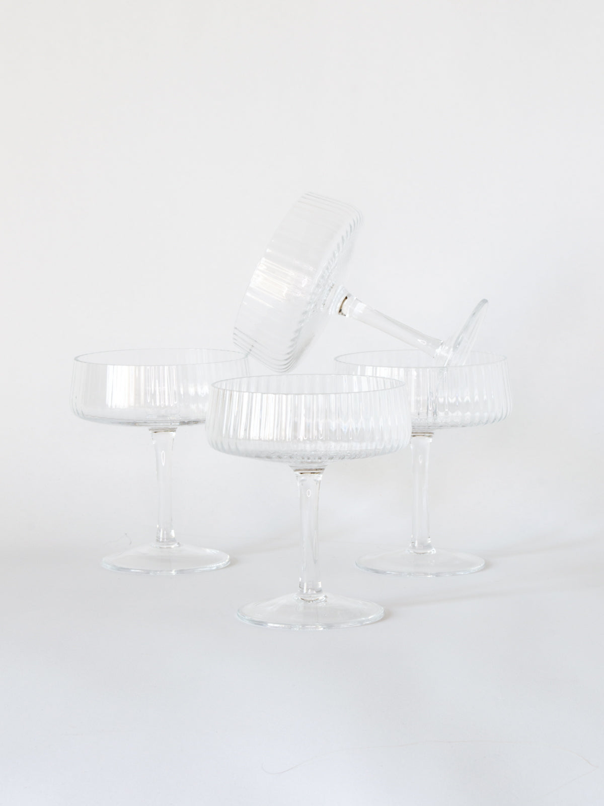 Bandol Fluted Martini Glass, Set of 4