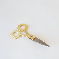 Brass Flower Scissors