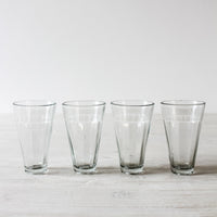 Vintage Drinking Glass, Set of 4