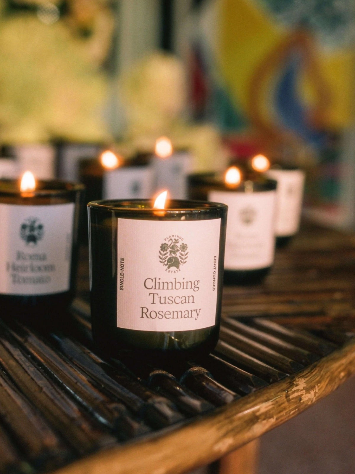 Climbing Tuscan Rosemary Candle