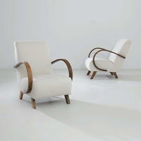 Halabala Wooden Armchairs