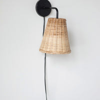 Wicker Sconce